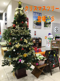 大きなクリスマスツリー登場(*^▽^*)