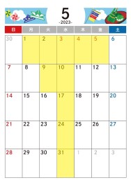 ●５月定休日のご案内●