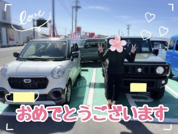 ご納車おめでとうございます☆彡