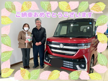 N様にスペーシアカスタムをご納車しました！