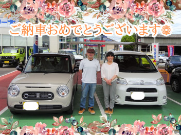 ラパンご納車いたしました♪