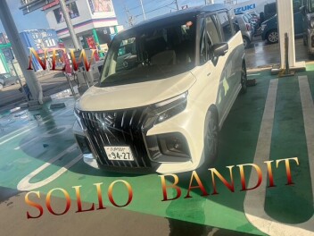 今大注目の新型ソリオ　絶賛発売中！！