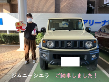 ジムニーシエラ　ご納車しました！