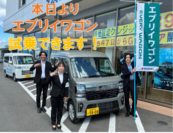 NEWエブリイワゴン試乗できます！