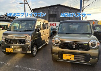 NEWハスラー、NEWエブリイワゴン誕生フェアのご案内☆彡