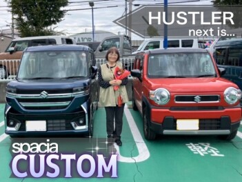 K様スペーシアカスタムご納車　担当とどかわ