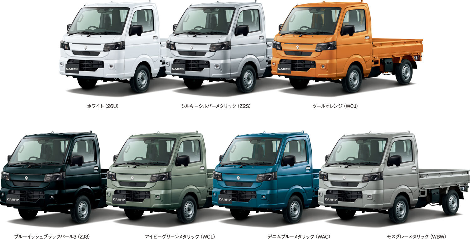 キャリィスーパーキャリイボディカラー