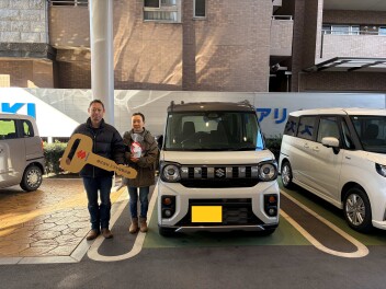 ――スペーシア　ギア　納車しました！！