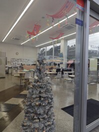 クリスマス　装飾しました～！