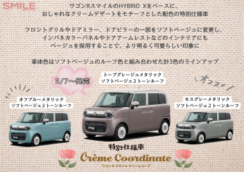 【特別仕様車】ワゴンＲスマイル☆クリームコーデ