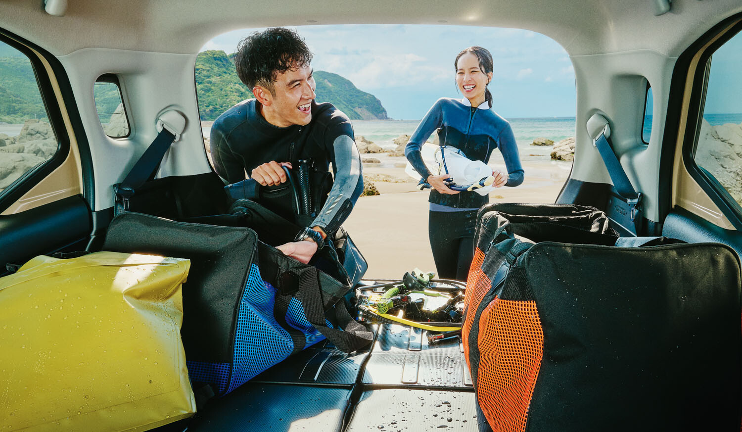 クロスビーのアウトドア仕様・撥水加工