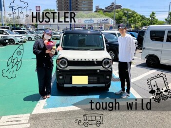 J様ハスラーご納車　担当とどかわ