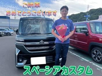 スペーシアカスタムご納車おめでとうございます！！