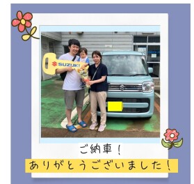 祝　スペーシア　ご納車です！