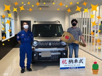 スペーシアギア納車しました!(^^)!