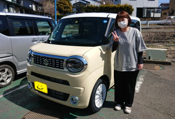 春の陽気の中、素敵なスマイル　納車させていただきました