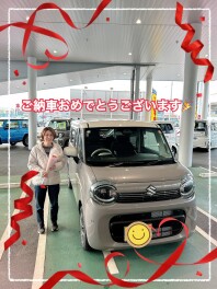 ワゴンRスマイル納車しました！