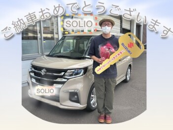 【ソリオ】ご納車おめでとうございます☆