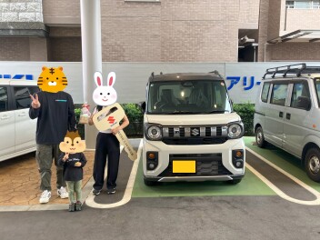 ――スペーシア　ギア　納車しました！！