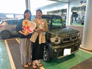 ハスラーご納車しました！