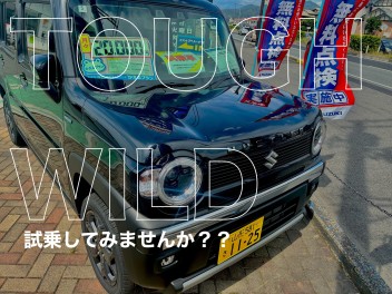 ハスラータフワイルド乗ってみませんか？？