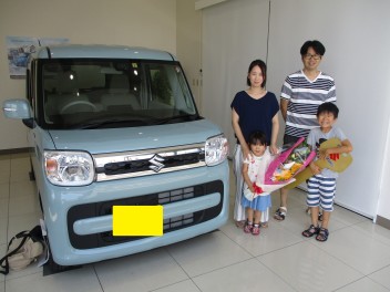 可愛らしいスペーシア☆ご納車しました！