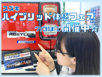 ハイブリット体感フェア開催中です☆