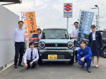 スズキコネクトに対応したNEWハスラー！ さらに、タフなスタイルのNEWハスラー タフワイルド！