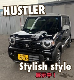 新型ハスラーオプション装着車展示中！！！