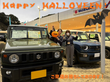 ハッピーハロウィン！！！展示会お待ちしております^^