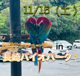 １１月１６日出張サンキューデーin長崎バイオパーク