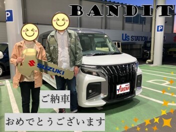 ソリオバンディットご納車‼おめでとうございます(・ω・)ノ☆