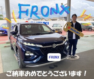 フロンクスご納車です！