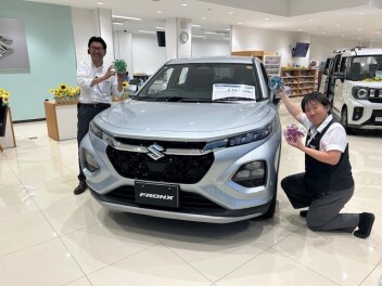 ショールームでフロンクスが展示中です！