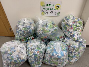 【ご報告】社員の取り組みでペットボトルキャップ4万個回収！40人分のワクチン支援につながりました