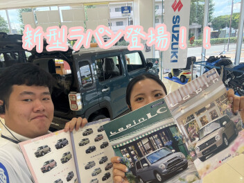 三鷹に遊びに来てね！！新型ラパン登場！