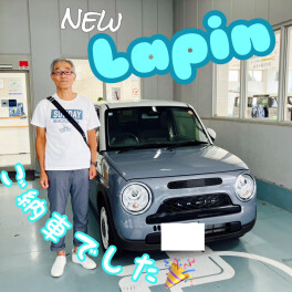新型ラパンご納車でした☆
