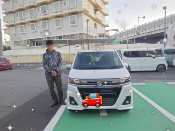 ワゴンRカスタム納車いたしました！