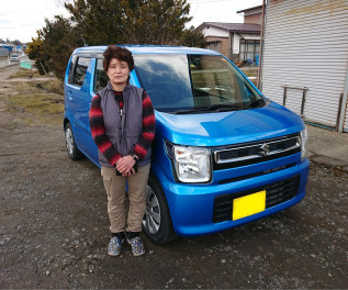 ワゴンＲ　ＨＹＢＲＩ　ＦＸ　を納車させていただきました