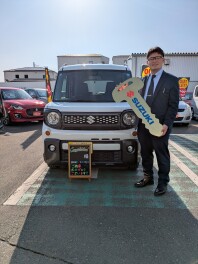 本日は納車おめでとうございます。