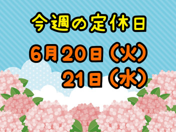 ※今週の定休日※