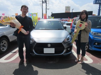 Ｓ様スイフトスポーツ納車です！！