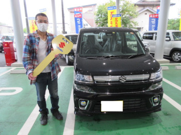 S様ワゴンＲご納車おめでとうございます！