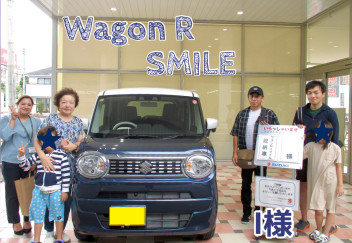 ★I様ワゴンRスマイルご納車です★