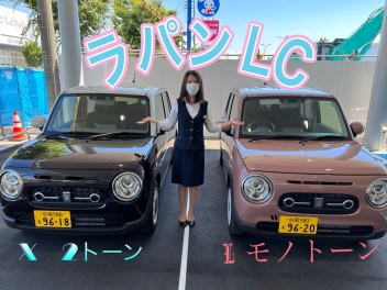 ラパンLCの２トーンルーフ可愛すぎました!!!!!