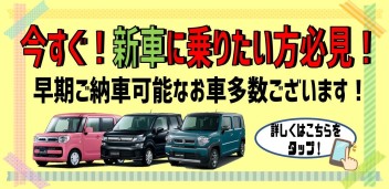 ☆早期ご納車可能です☆