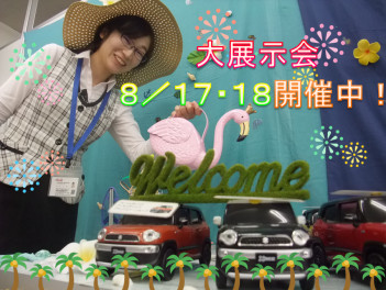営業スタート！２日間限定大展示会開催中！