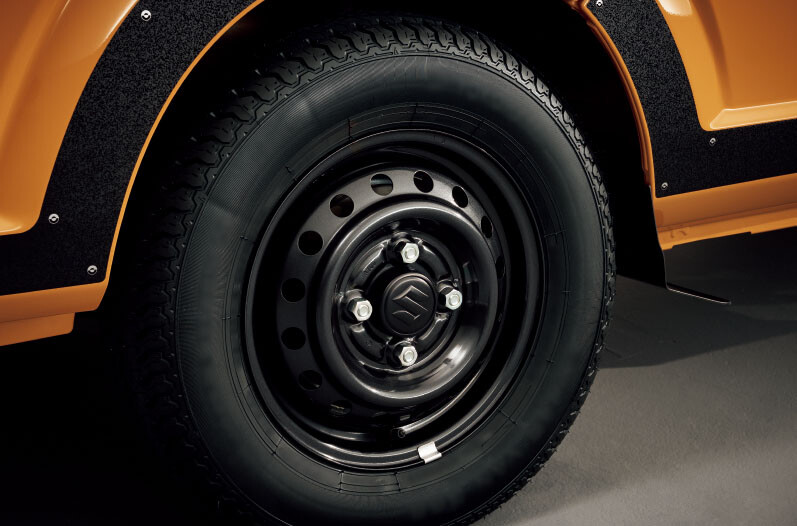 専用スチールホイールブラックメタリック