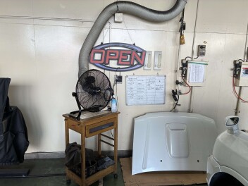 工場内に扇風機を設置しました！