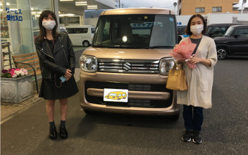 Hさま！スペーシア納車しました☆☆